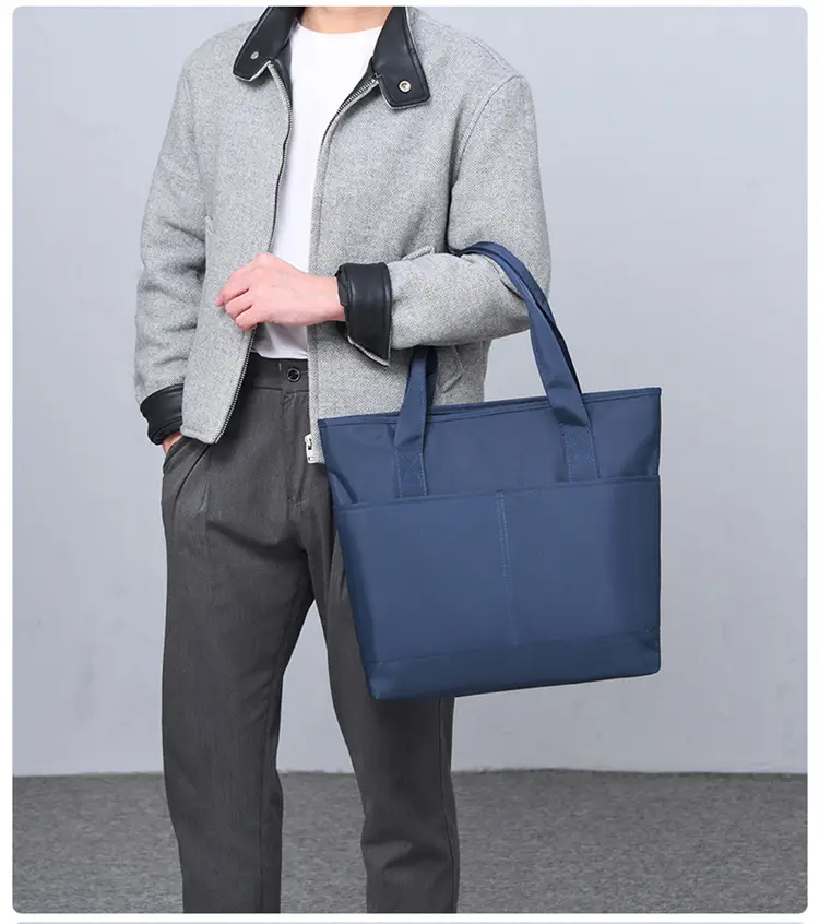 Nylon Briefcase Unisex Large Capacity Lightweight Handbag — feature 23