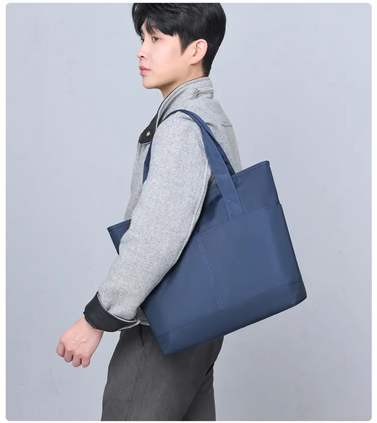 Nylon Briefcase Unisex Large Capacity Lightweight Handbag — feature 25