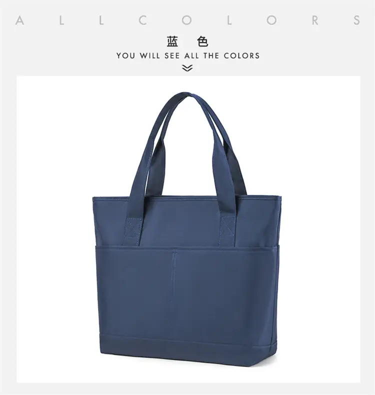 Nylon Briefcase Unisex Large Capacity Lightweight Handbag — feature 29