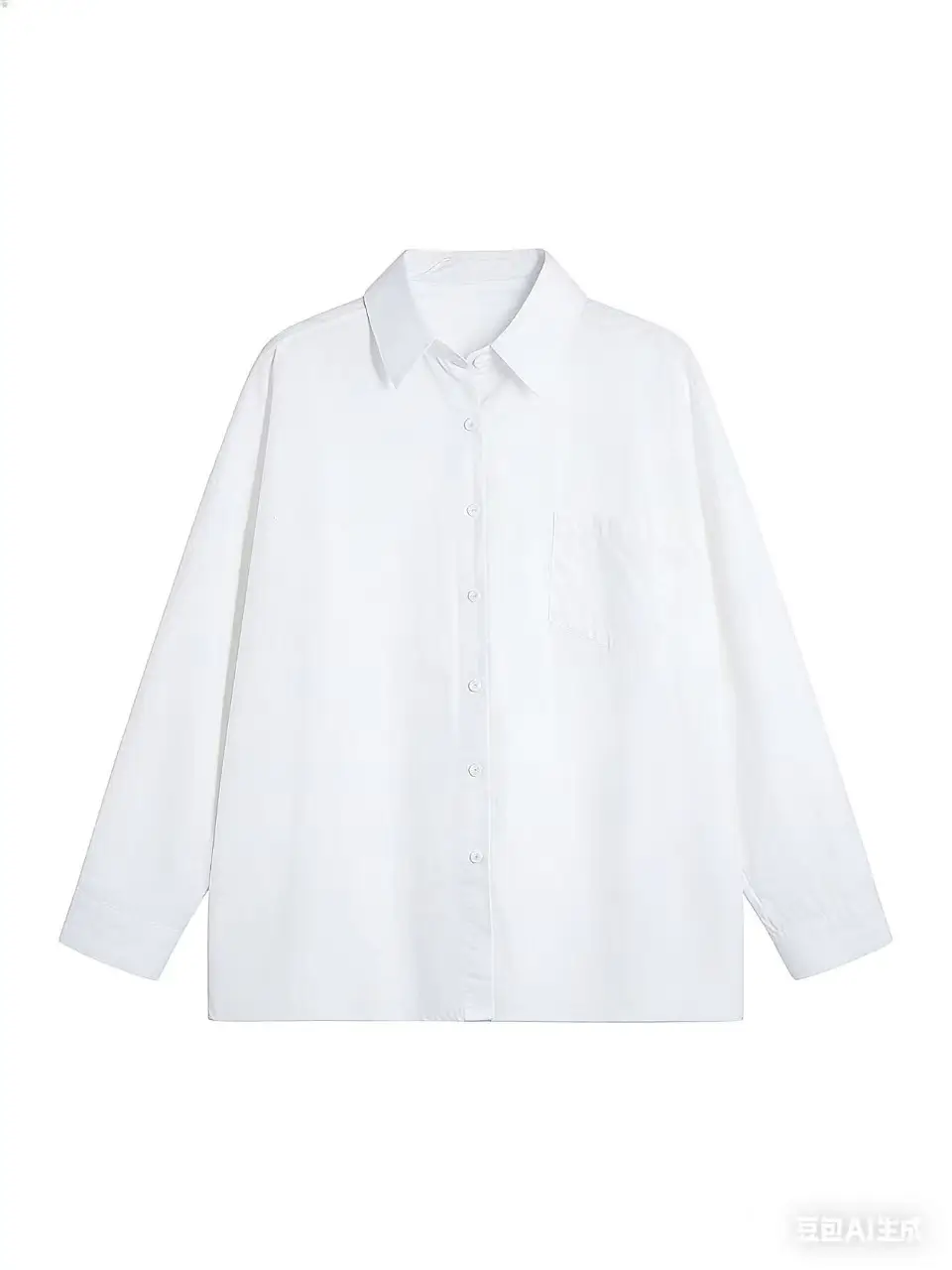 White Shirt Women's Spring, Autumn and Summer New High-End Jk Uniform Lapel Versatile Top Professional Wear Long-Sleeved Shirt Batch