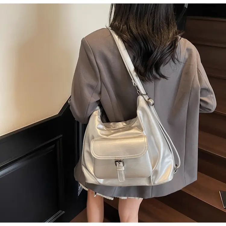 2025 Korean Style Brown Leather Tote Bag for Women — feature 10