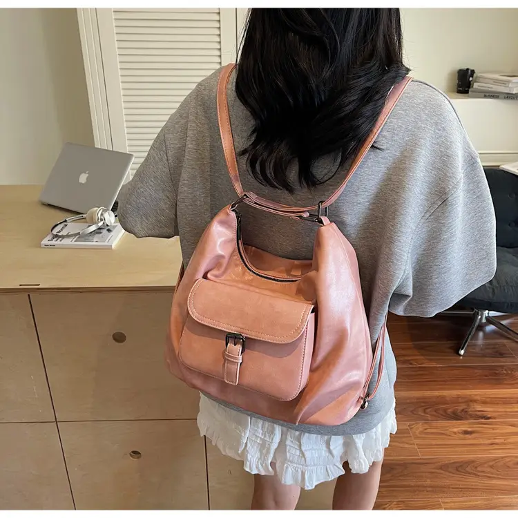 2025 Korean Style Brown Leather Tote Bag for Women — feature 21