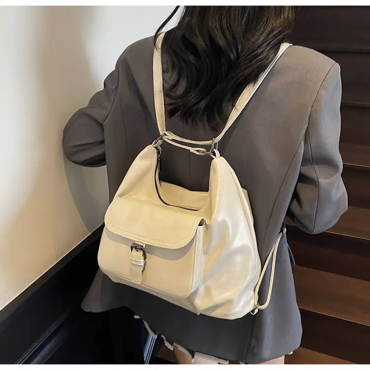 2025 Korean Style Brown Leather Tote Bag for Women — feature 24
