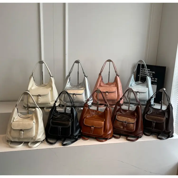 2025 Korean Style Brown Leather Tote Bag for Women — feature 27