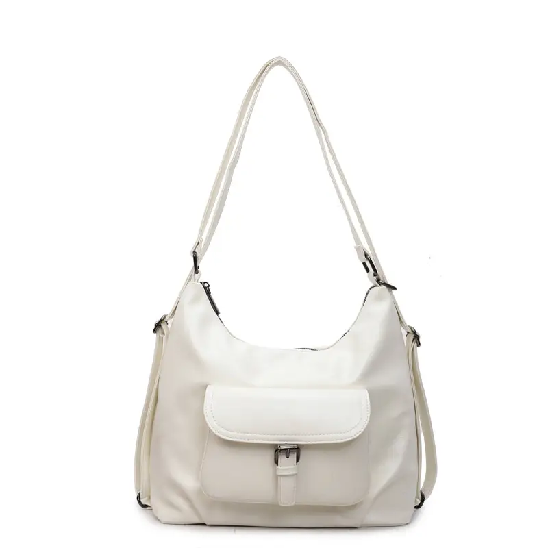 2025 Korean Style Brown Leather Tote Bag for Women - Image 2