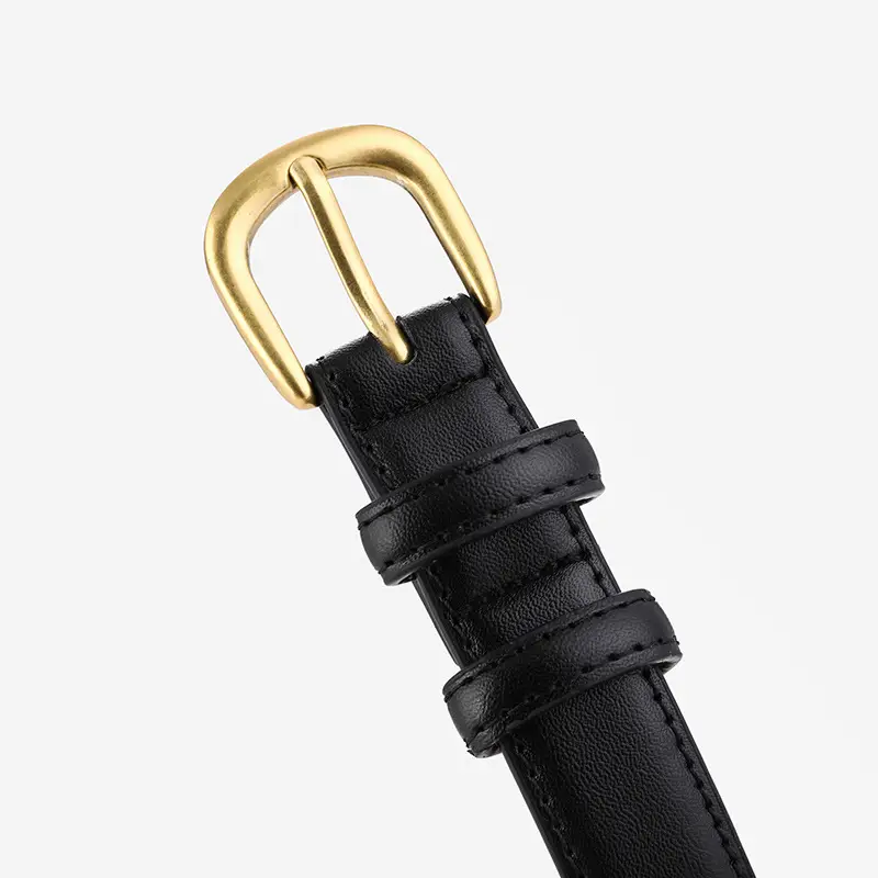 Brown Leather Belt for Women Summer Fashion Versatile