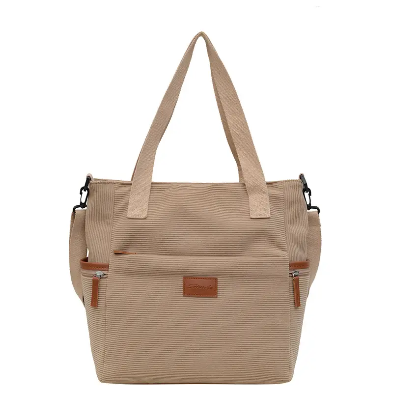 Crossbody Bag for Women Large Capacity Corduroy Material - Image 9