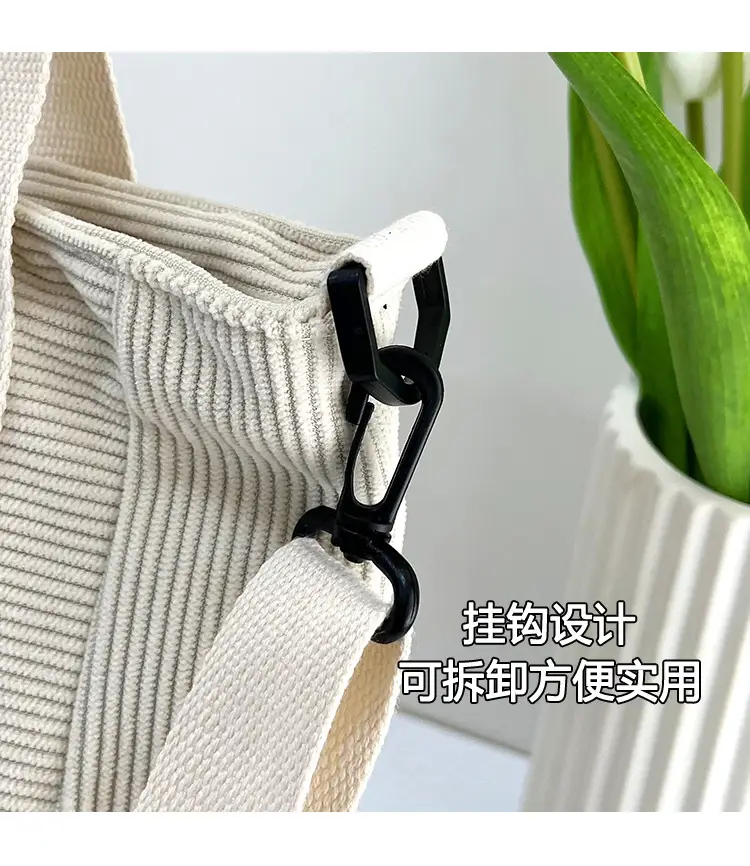 Crossbody Bag for Women Large Capacity Corduroy Material — feature 11