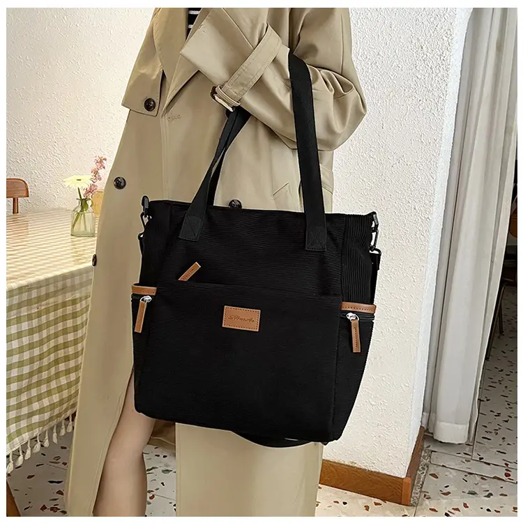 Crossbody Bag for Women Large Capacity Corduroy Material — feature 22