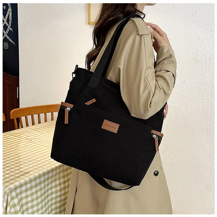 Crossbody Bag for Women Large Capacity Corduroy Material — feature 23