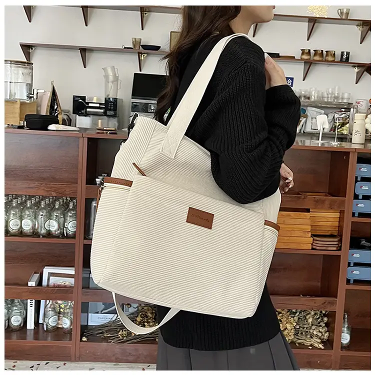 Crossbody Bag for Women Large Capacity Corduroy Material — feature 26