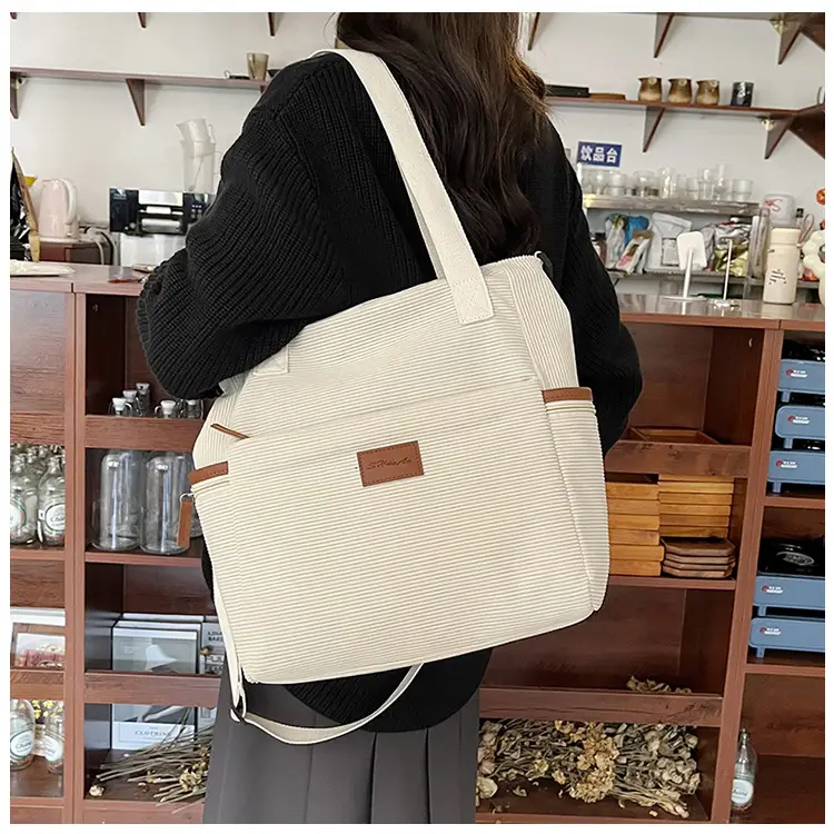 Crossbody Bag for Women Large Capacity Corduroy Material — feature 27