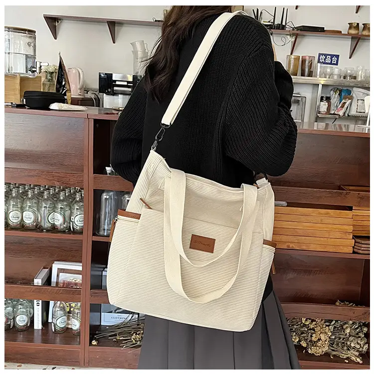 Crossbody Bag for Women Large Capacity Corduroy Material — feature 28