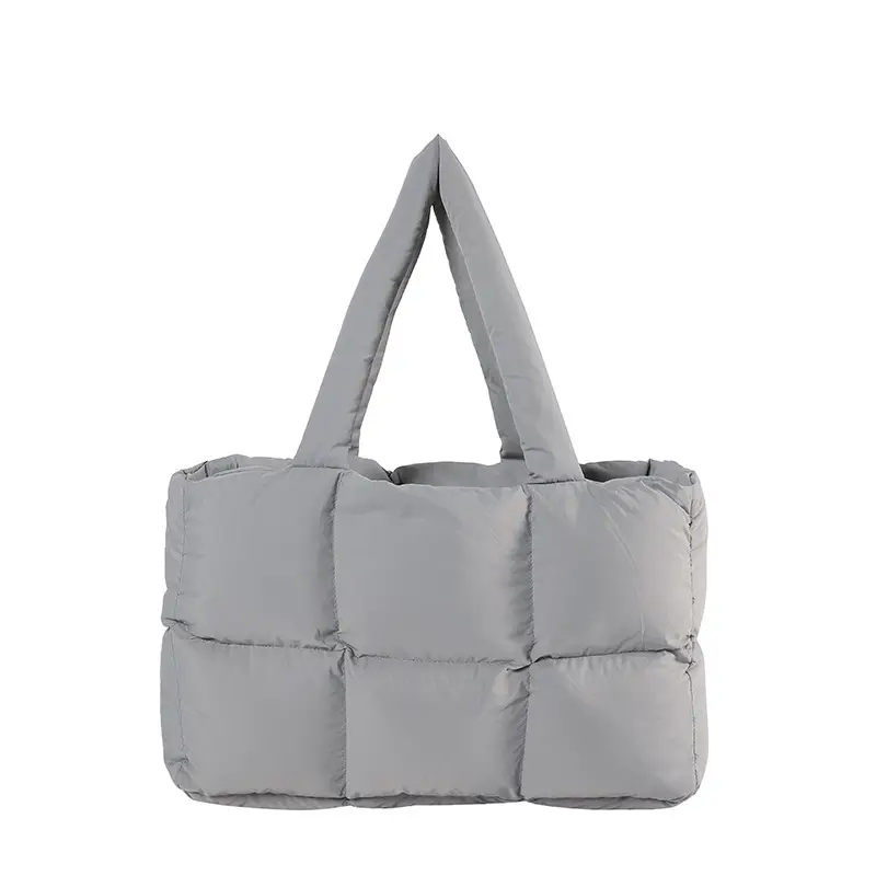 Women 2025 Korean Niche Square Tote Bags Lightweight Nylon - Image 13