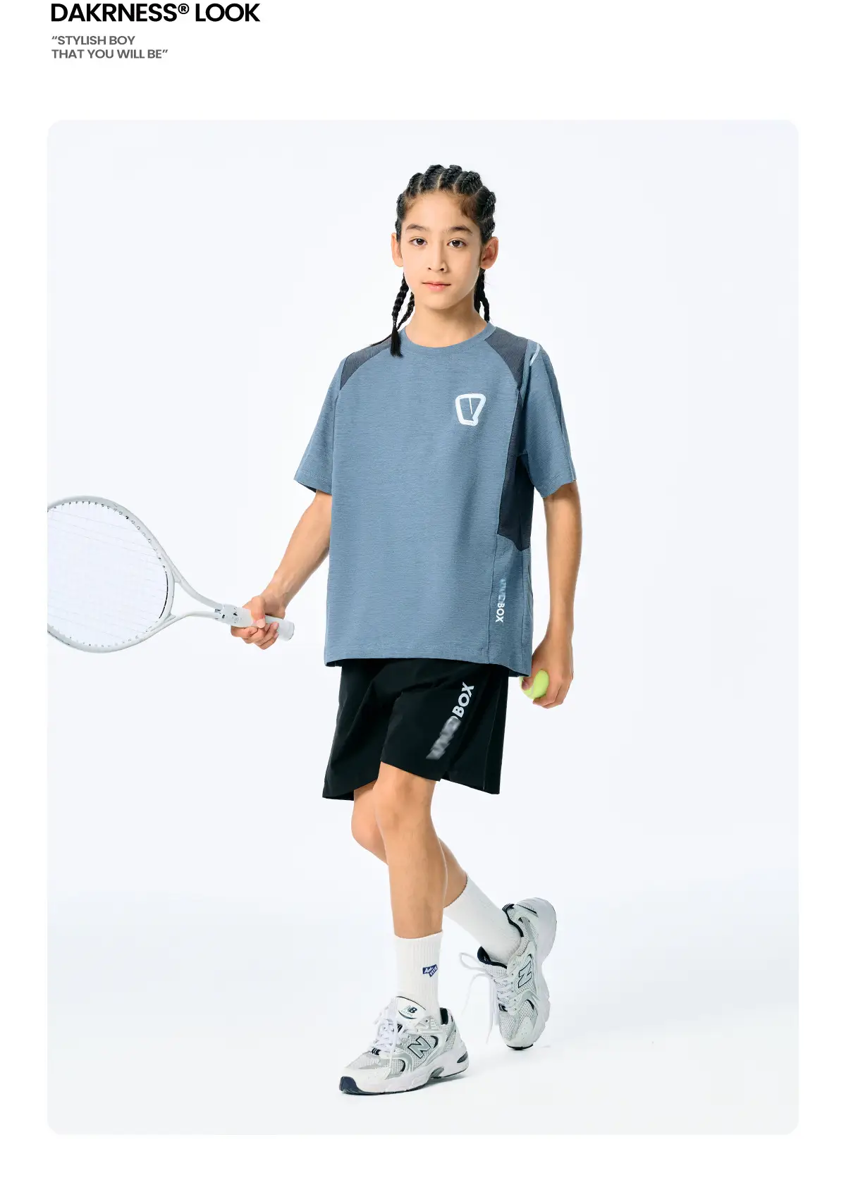 Kids Sports T-Shirt Blue Contrast 2025 — feature 12
