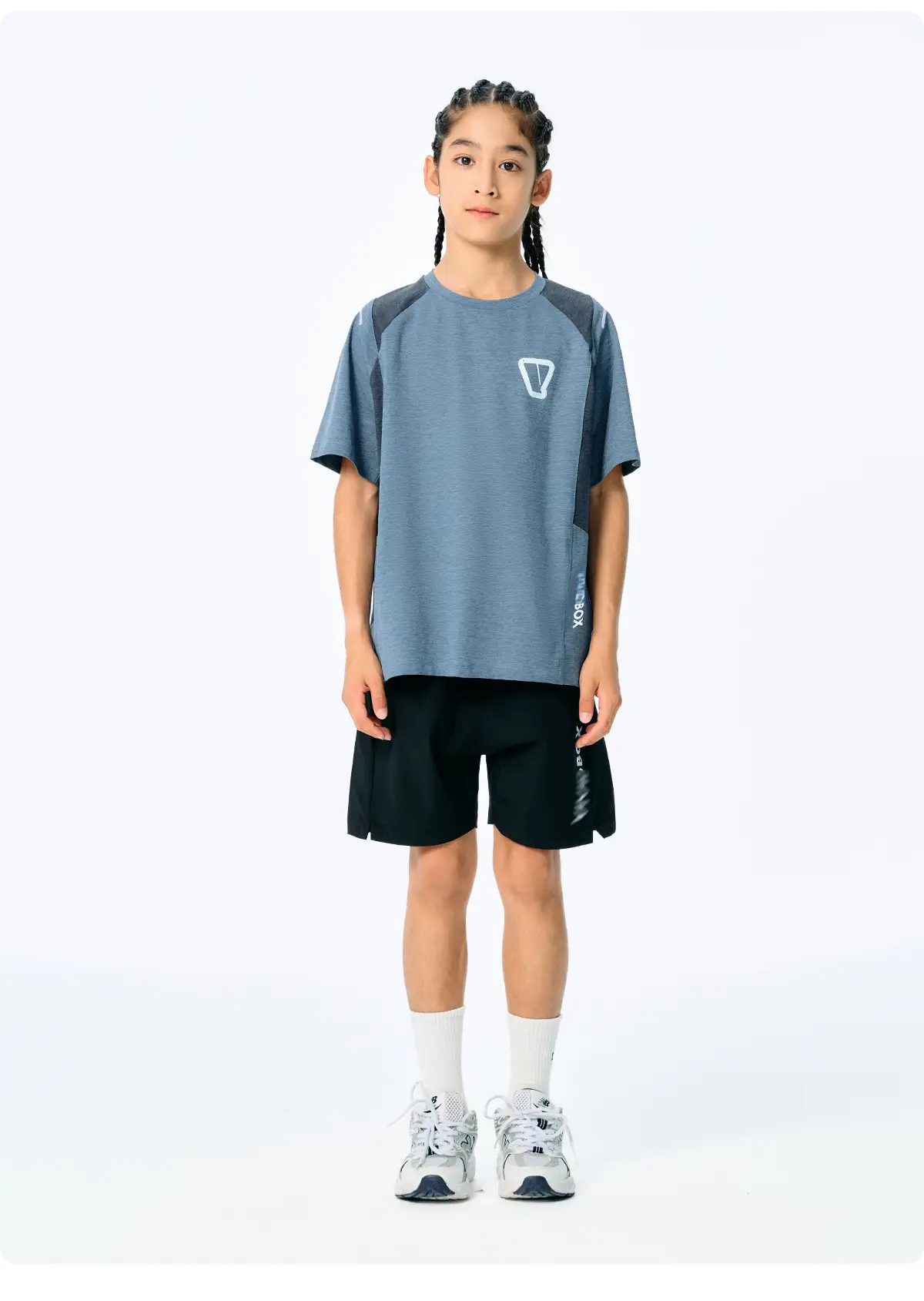 Kids Sports T-Shirt Blue Contrast 2025 — feature 14