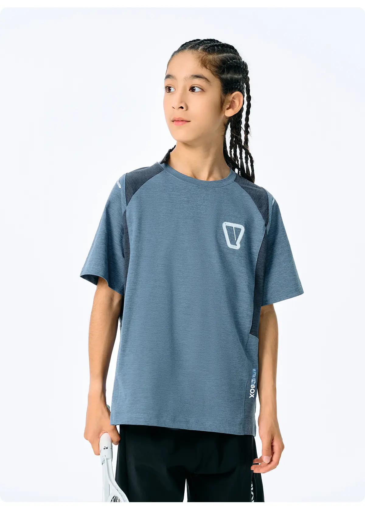 Kids Sports T-Shirt Blue Contrast 2025 — feature 15