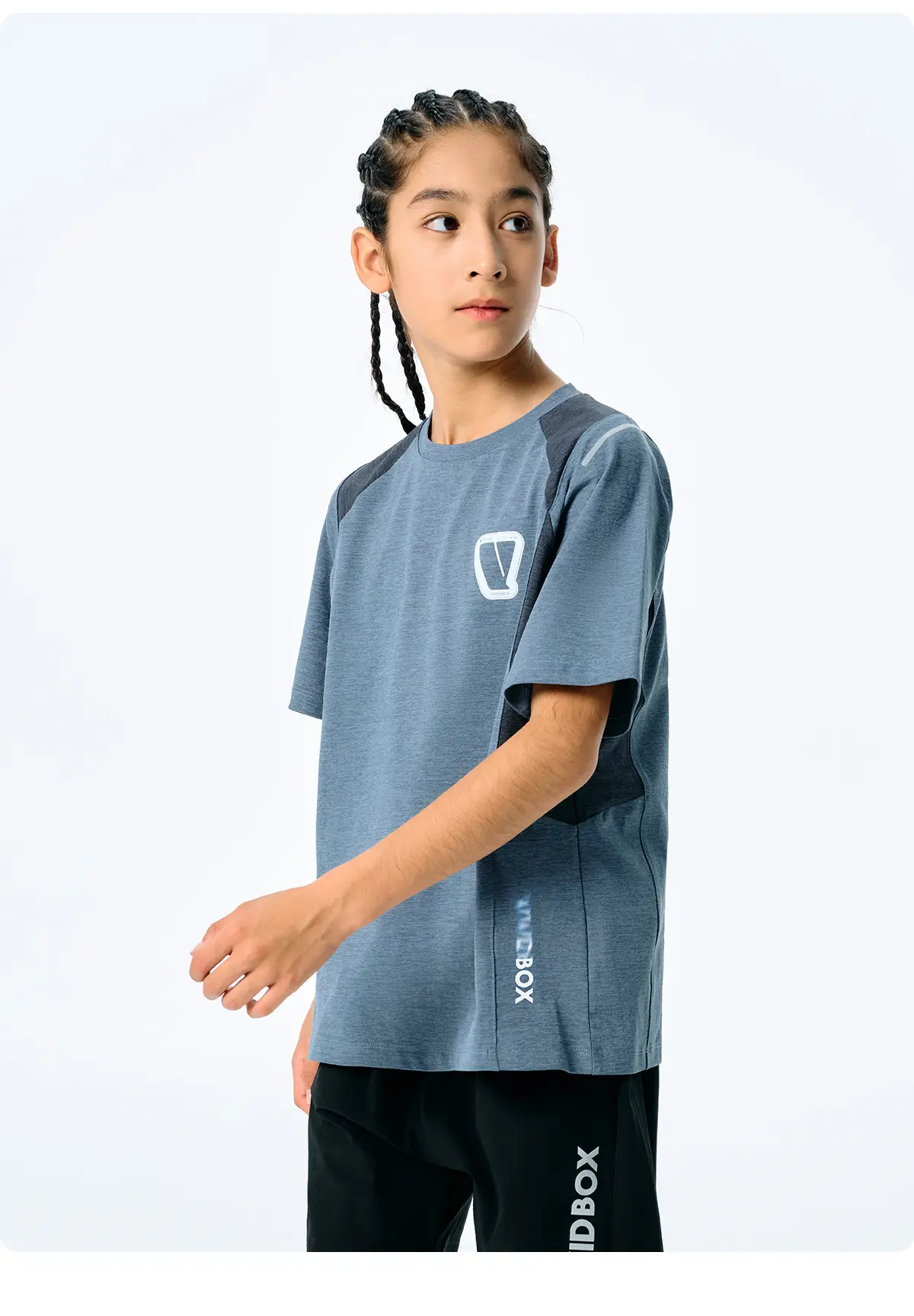 Kids Sports T-Shirt Blue Contrast 2025 — feature 16
