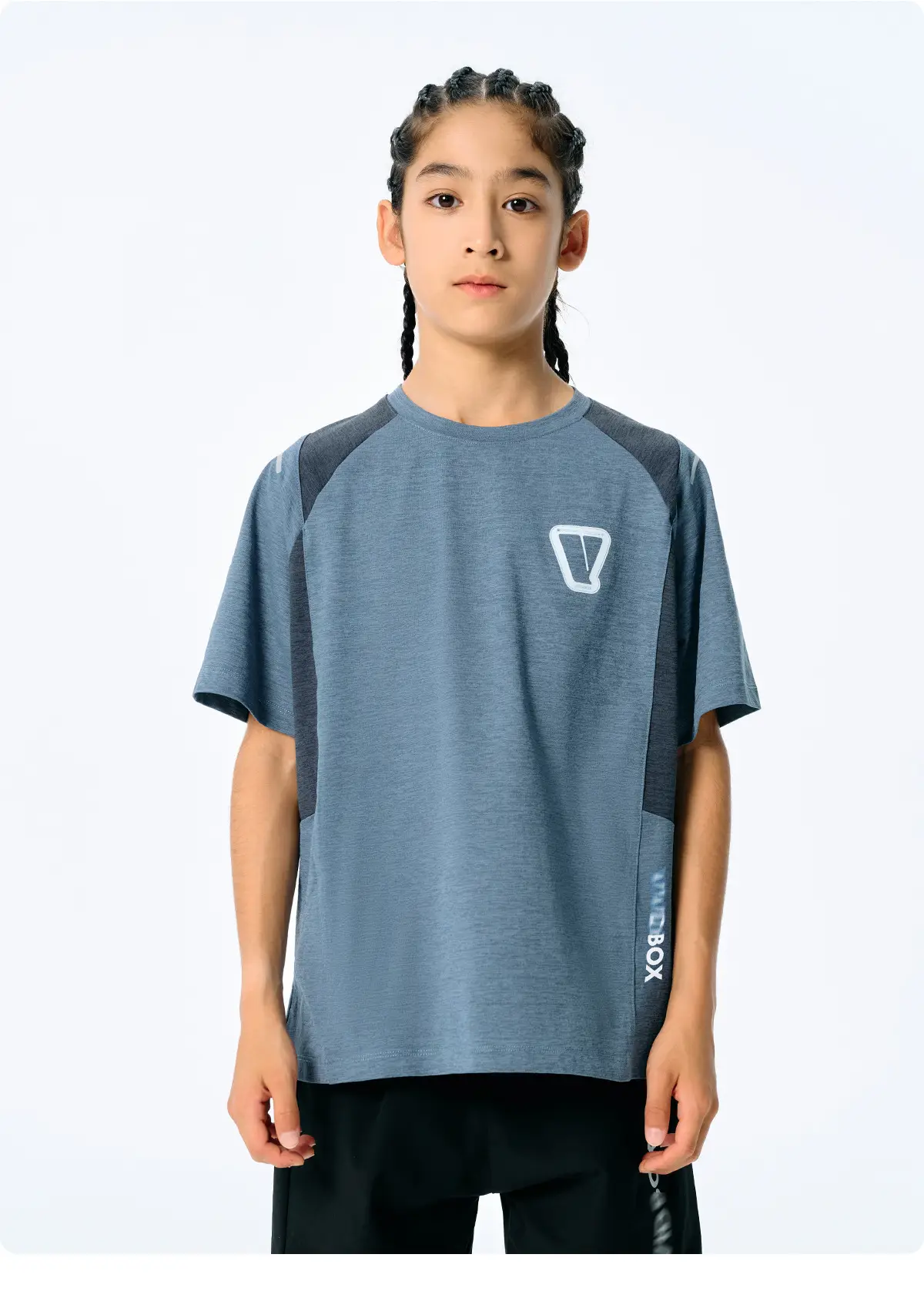 Kids Sports T-Shirt Blue Contrast 2025 — feature 17
