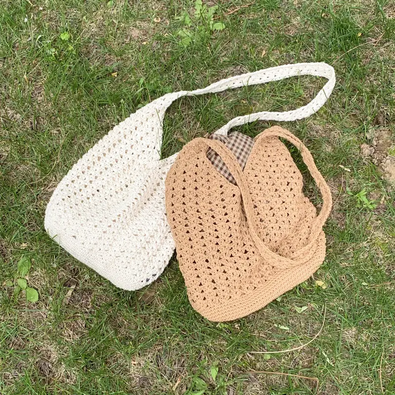 New Fashionable Knitted Hollow Shoulder Bag for Women - Image 6