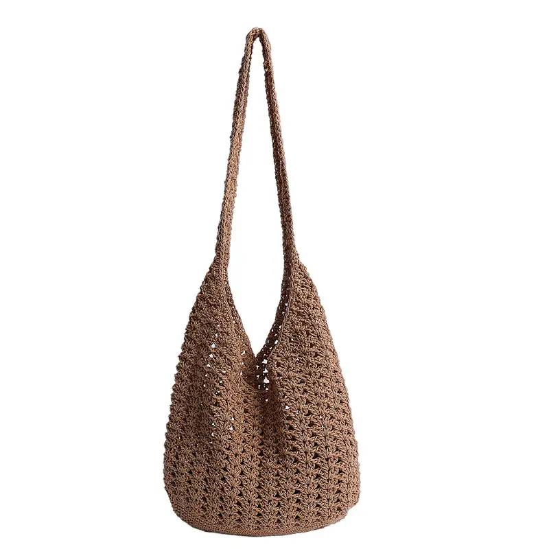 New Fashionable Knitted Hollow Shoulder Bag for Women - Image 7
