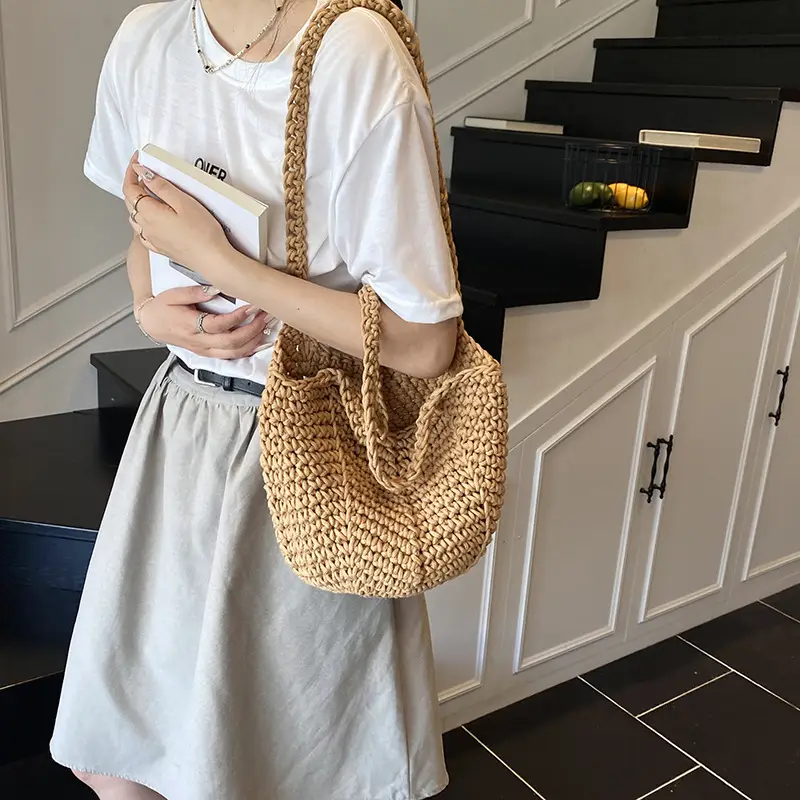 Straw Woven Handbag for Women Summer 2025 - Image 4