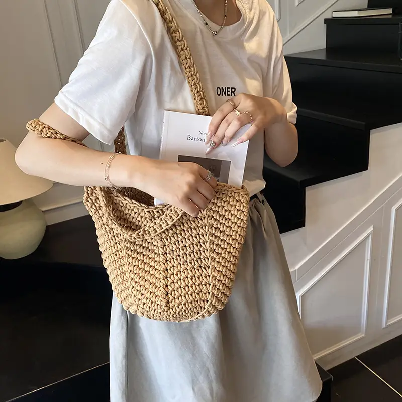 Straw Woven Handbag for Women Summer 2025 - Image 5