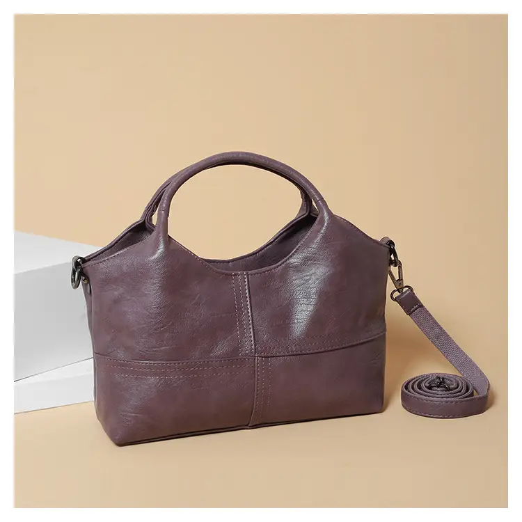 Black Leather Shoulder Bag 2025 Lightweight Commuting — feature 19