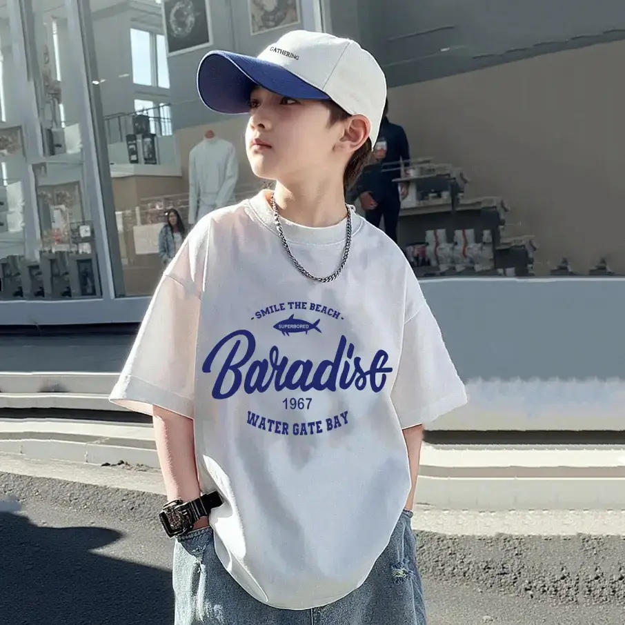 Summer Boys T-Shirt Boradst Watergate Bay 1970s — feature 4