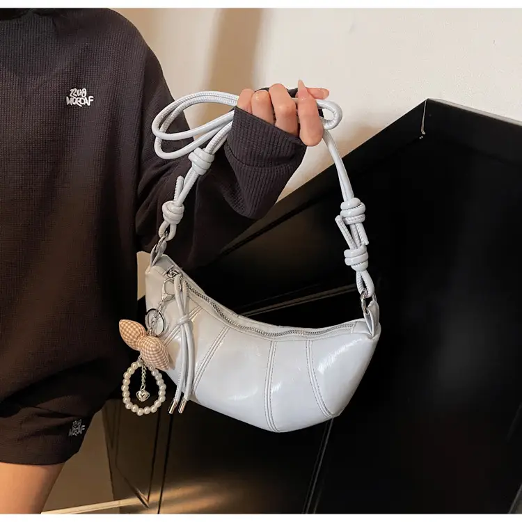 Women's Cream Shoulder Bag with Knot Detail 2025 — feature 17