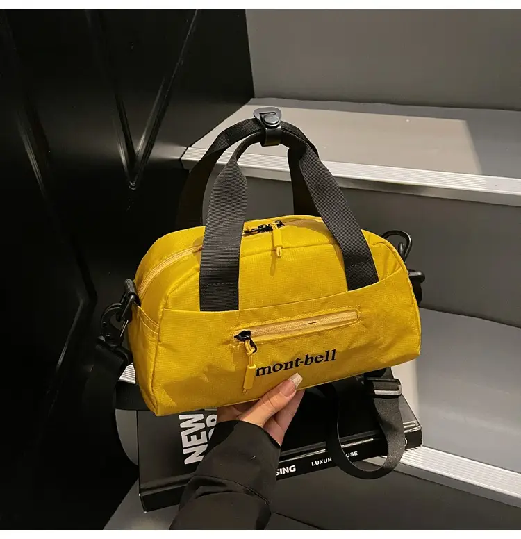 Men Women Yellow Crossbody Bag Motorcycle Letter Small — feature 9