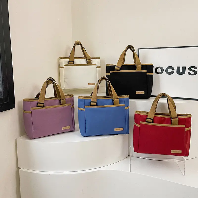 2025 Casual White Leather Tote Bag Large Capacity Korean Style - Image 9