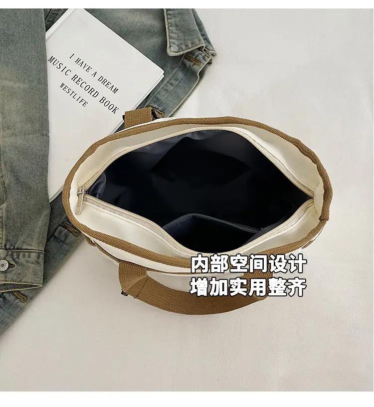 2025 Casual White Leather Tote Bag Large Capacity Korean Style — feature 11