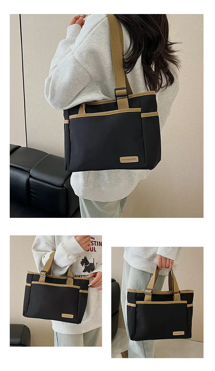 2025 Casual White Leather Tote Bag Large Capacity Korean Style — feature 19