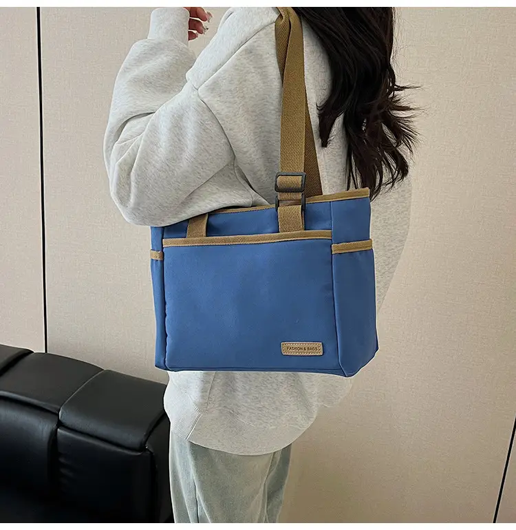 2025 Casual White Leather Tote Bag Large Capacity Korean Style — feature 27
