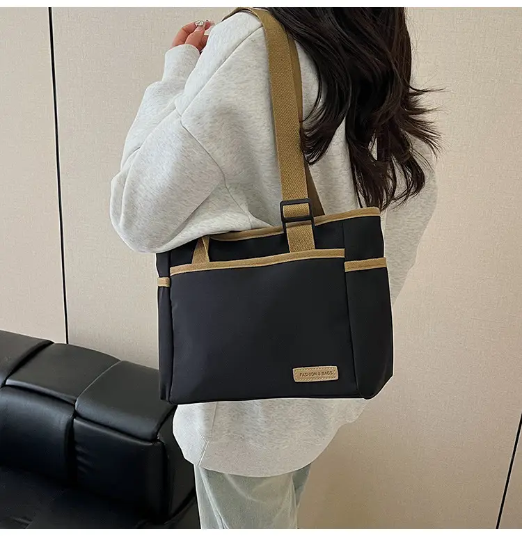 2025 Casual White Leather Tote Bag Large Capacity Korean Style — feature 29