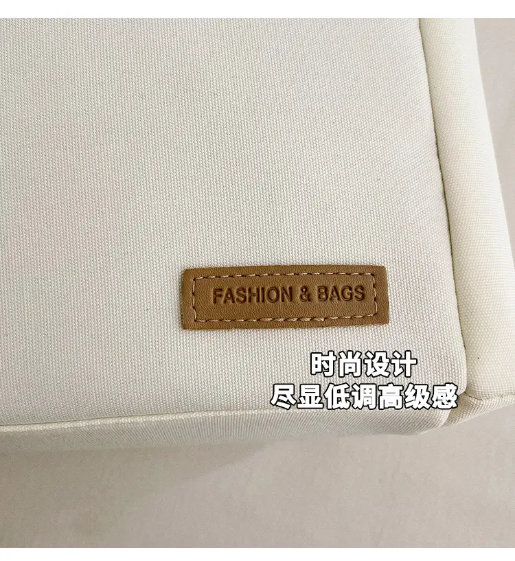 2025 Casual White Leather Tote Bag Large Capacity Korean Style — feature 3