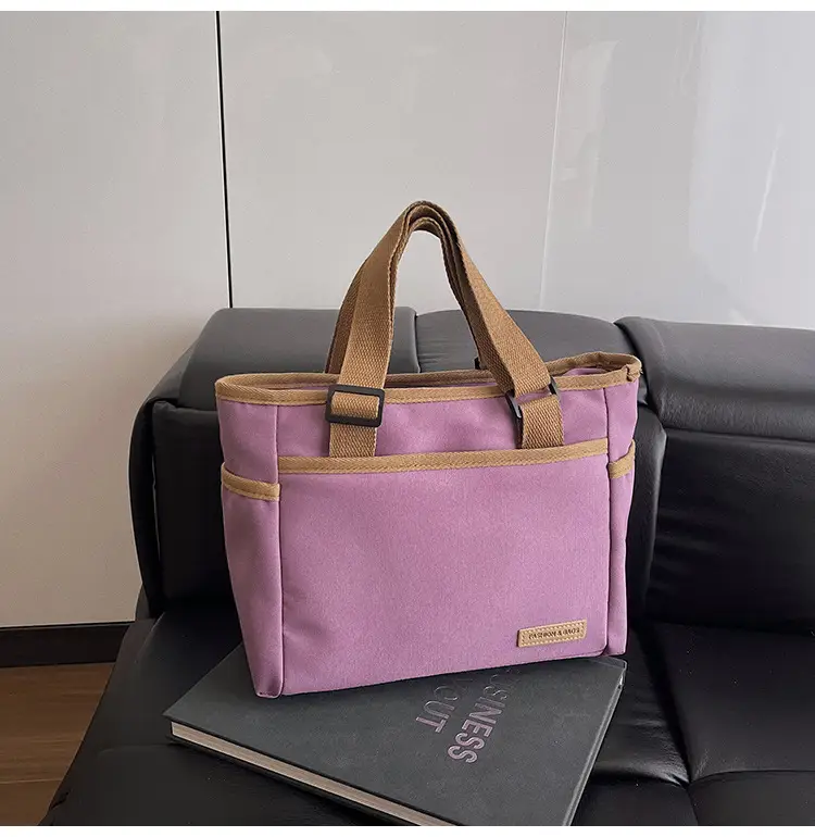 2025 Casual White Leather Tote Bag Large Capacity Korean Style — feature 34