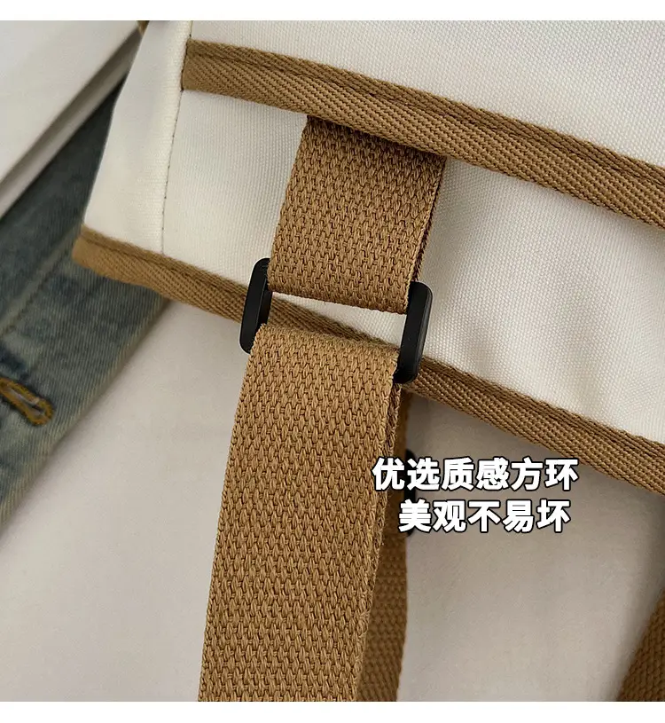 2025 Casual White Leather Tote Bag Large Capacity Korean Style — feature 6