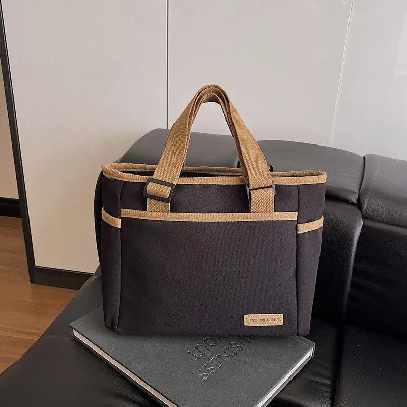 2025 Casual White Leather Tote Bag Large Capacity Korean Style - Image 5