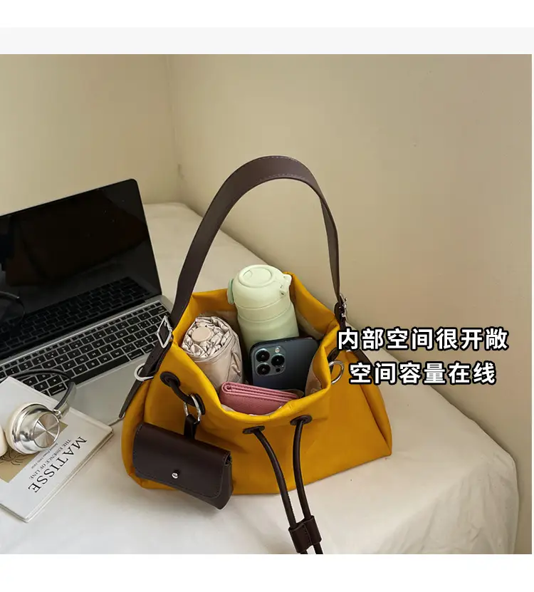 2025 Korean Style Pleated Shoulder Bag Large Capacity — feature 10