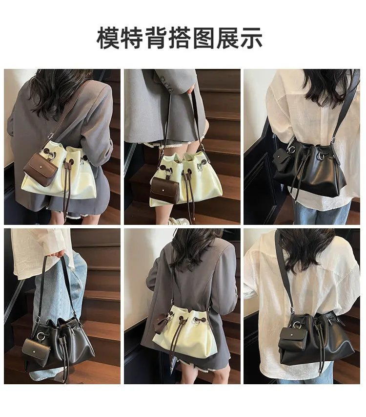 2025 Korean Style Pleated Shoulder Bag Large Capacity — feature 11
