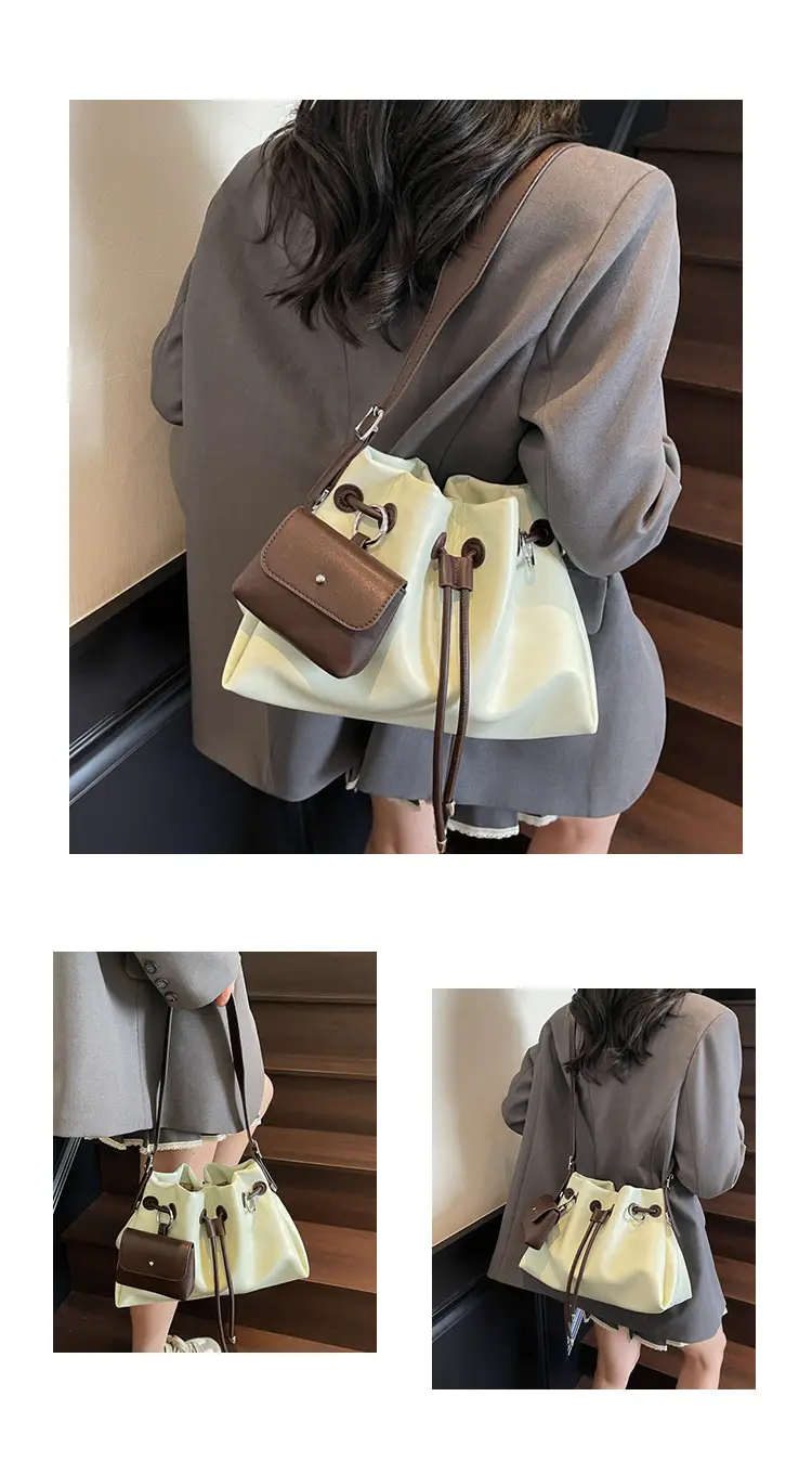 2025 Korean Style Pleated Shoulder Bag Large Capacity — feature 12