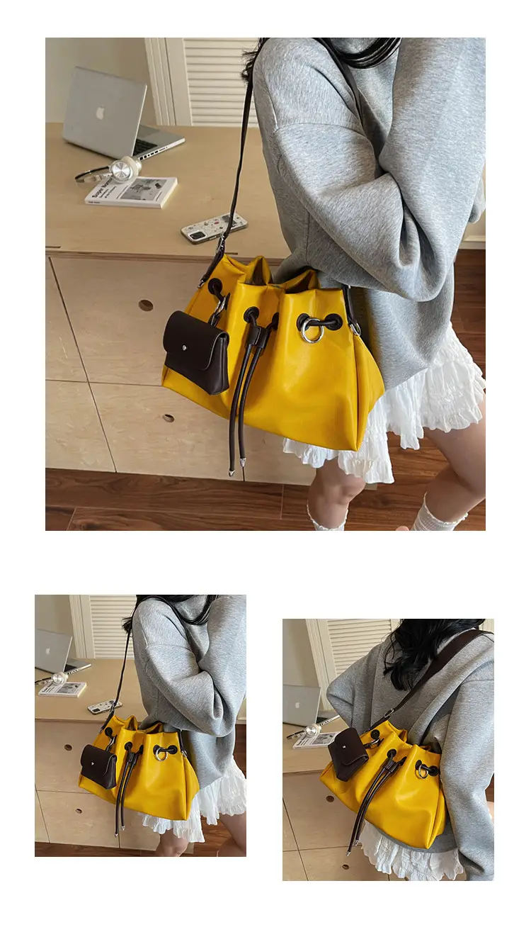 2025 Korean Style Pleated Shoulder Bag Large Capacity — feature 13