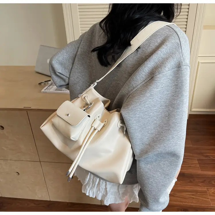 2025 Korean Style Pleated Shoulder Bag Large Capacity — feature 21