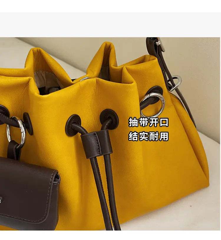 2025 Korean Style Pleated Shoulder Bag Large Capacity — feature 6