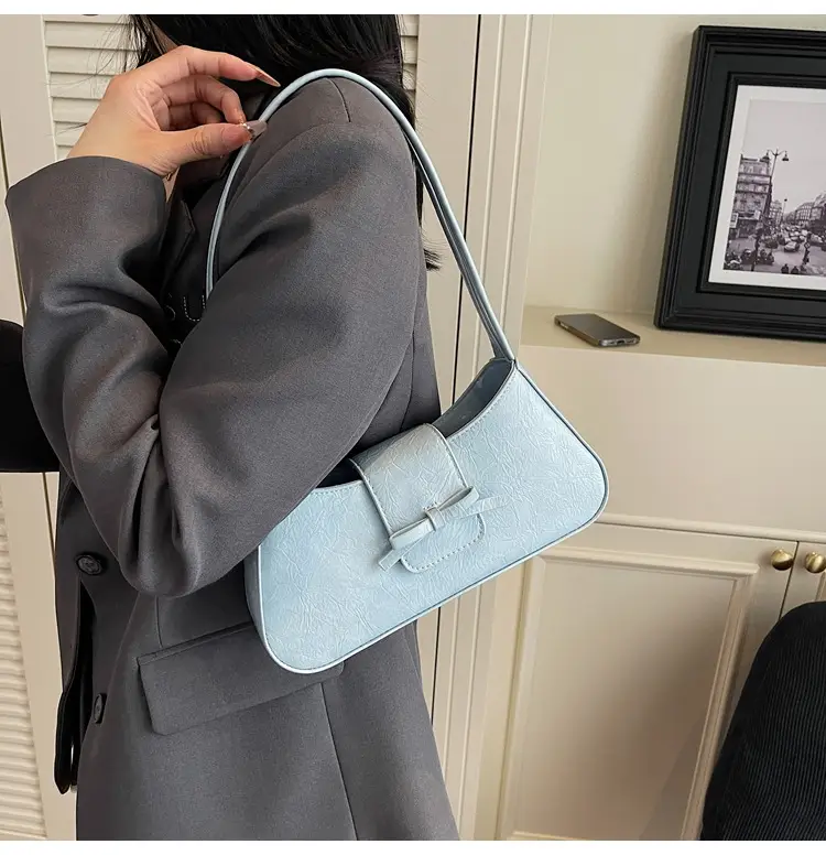 Transparent Bow Armpit Bag 2025 Summer — feature 13