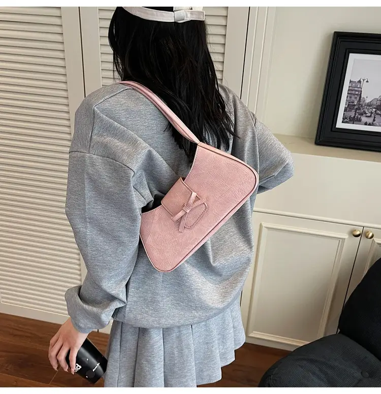 Transparent Bow Armpit Bag 2025 Summer — feature 15