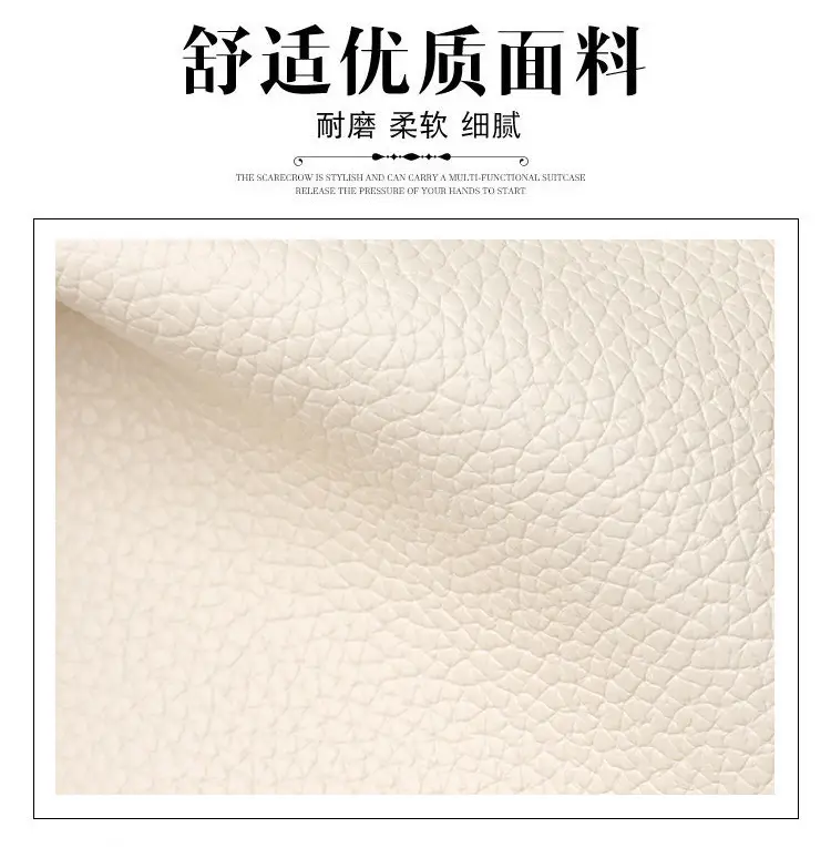 Women's 2-Piece Leather Underarm Bags Black White — feature 2