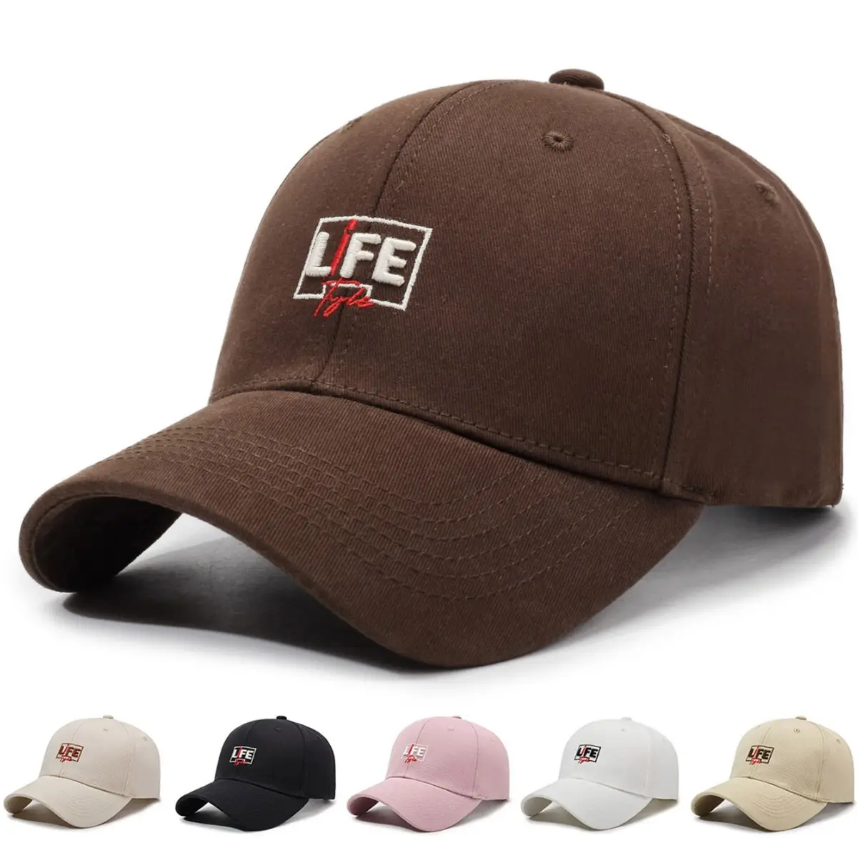 Men Duckbill Cap Brown Large Circumference - Image 11
